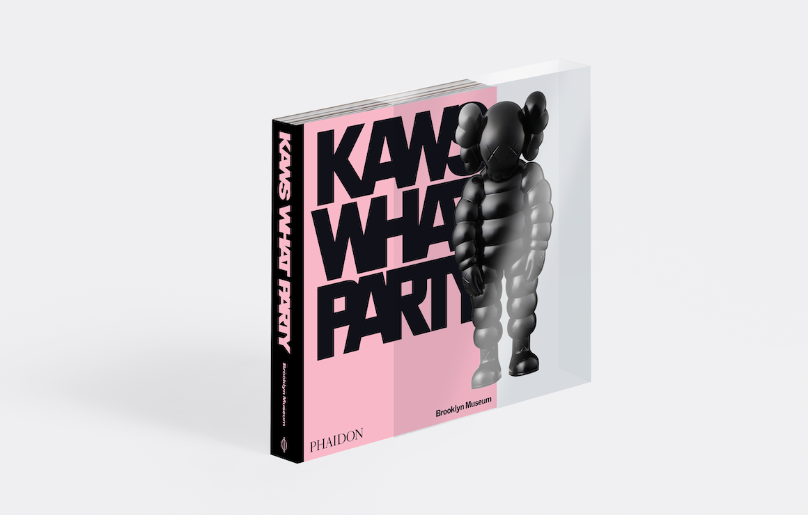 KAWS: WHAT PARTY (Black on Pink edition) | Papercut