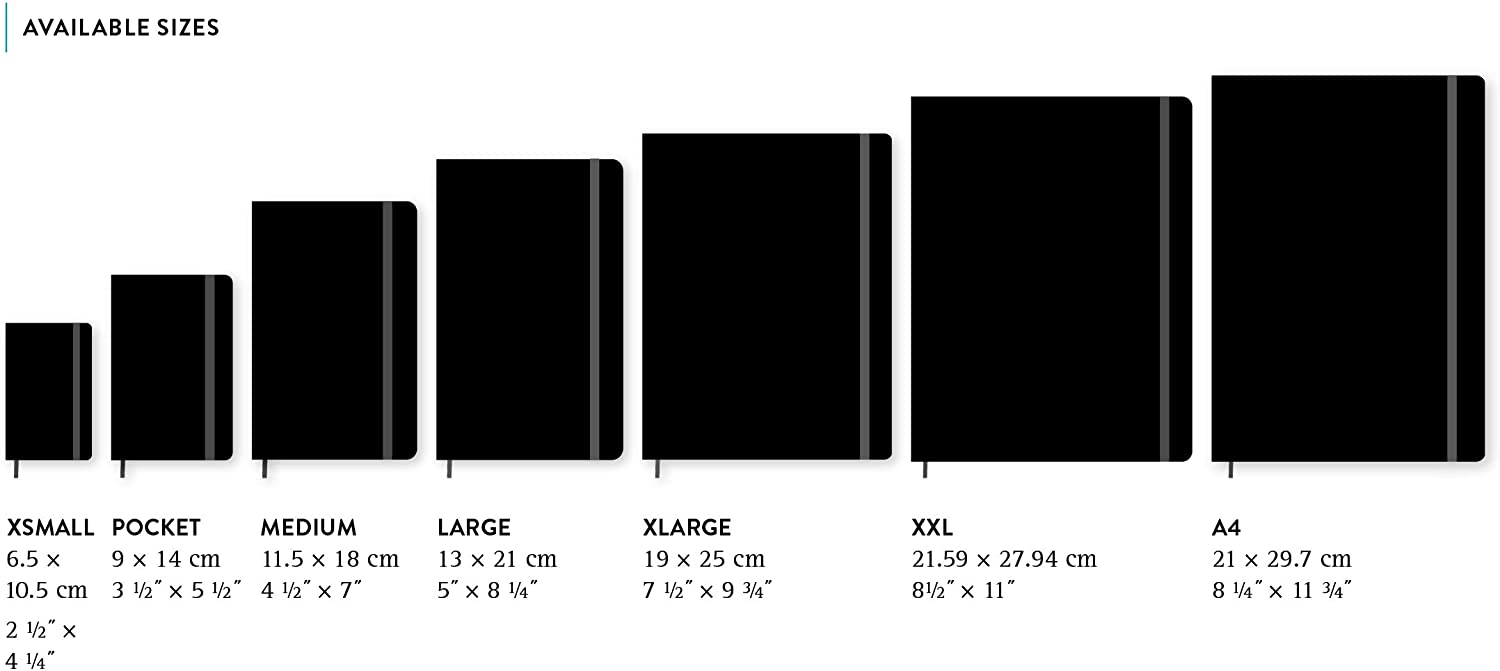 Moleskine Notebook, XXL, Ruled, Black Soft Cover (8.5 x 11) by Moleskine