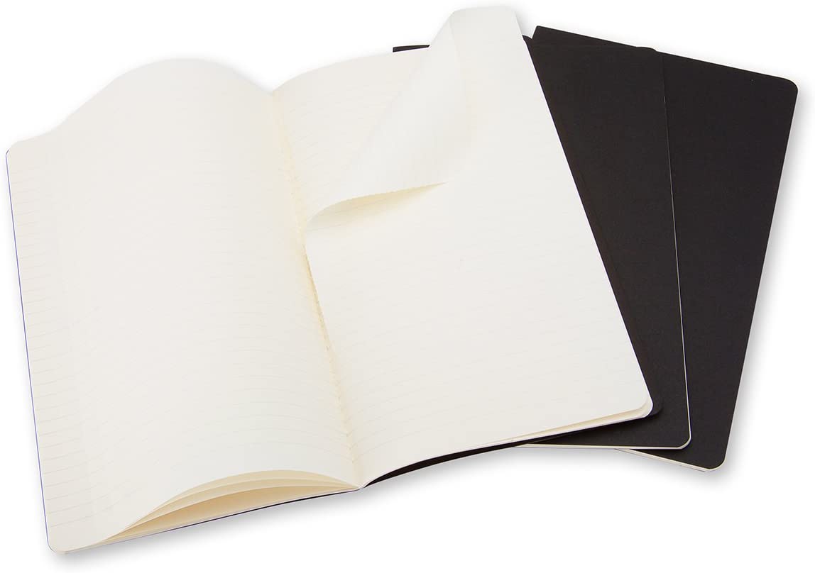 Moleskine Black Cahier Ruled Large Journal
