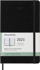 Moleskine Classic 12M Planner 2023 (Hard, Weekly, Vertical layout, Large, Black)